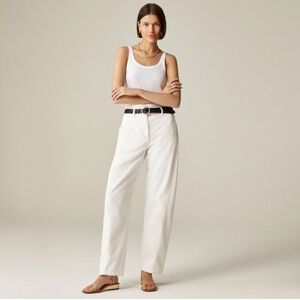 J Crew Jeans 0 Relaxed Barrel White